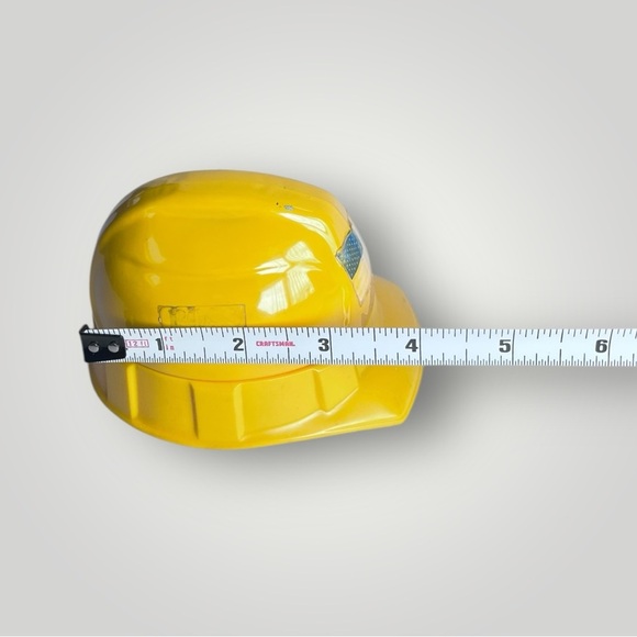 Vintage Avon Construction Yellow Hard Hat After Shave Bottle - Picture 8 of 13